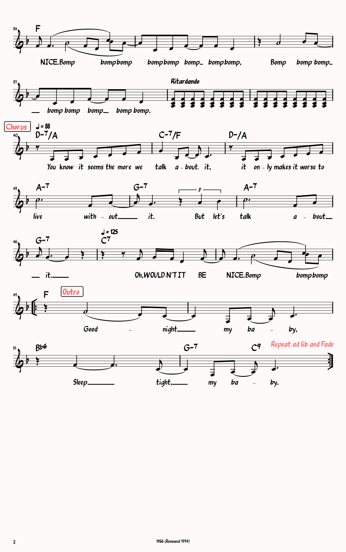 Sheet Music
